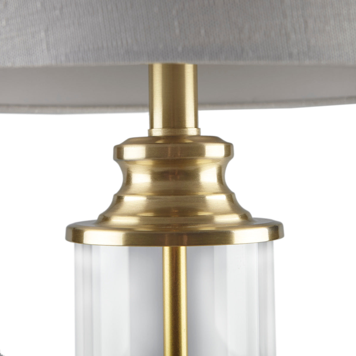 Gold & Glass Cylinder Table Lamps - Set of 2 - product image 9