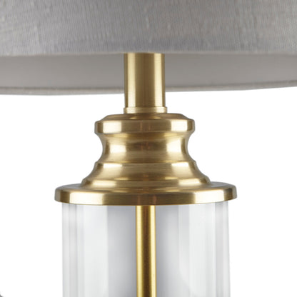 Gold & Glass Cylinder Table Lamps - Set of 2 - product image 9
