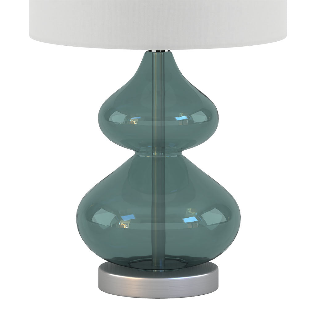 Curved Glass Gourd Table Lamps - Set of 2 - product image 14