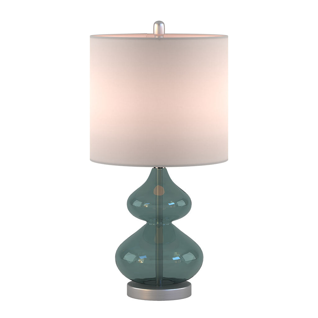 Curved Glass Gourd Table Lamps - Set of 2 - product image 16