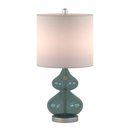 Curved Glass Gourd Table Lamps - Set of 2 - product image 16