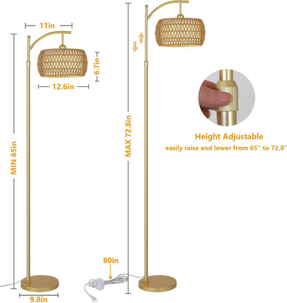 Ataraxis Adjustable Arc Floor Lamp with 3 Light Temperatures - product image 9