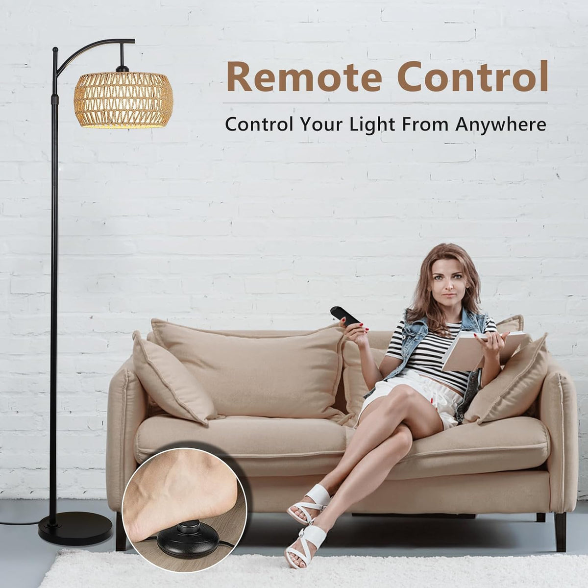 Ataraxis Adjustable Arc Floor Lamp with 3 Light Temperatures - product image 16