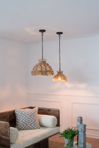 Hemp Rope Chandelier Pair - Set of 2 - product image 6