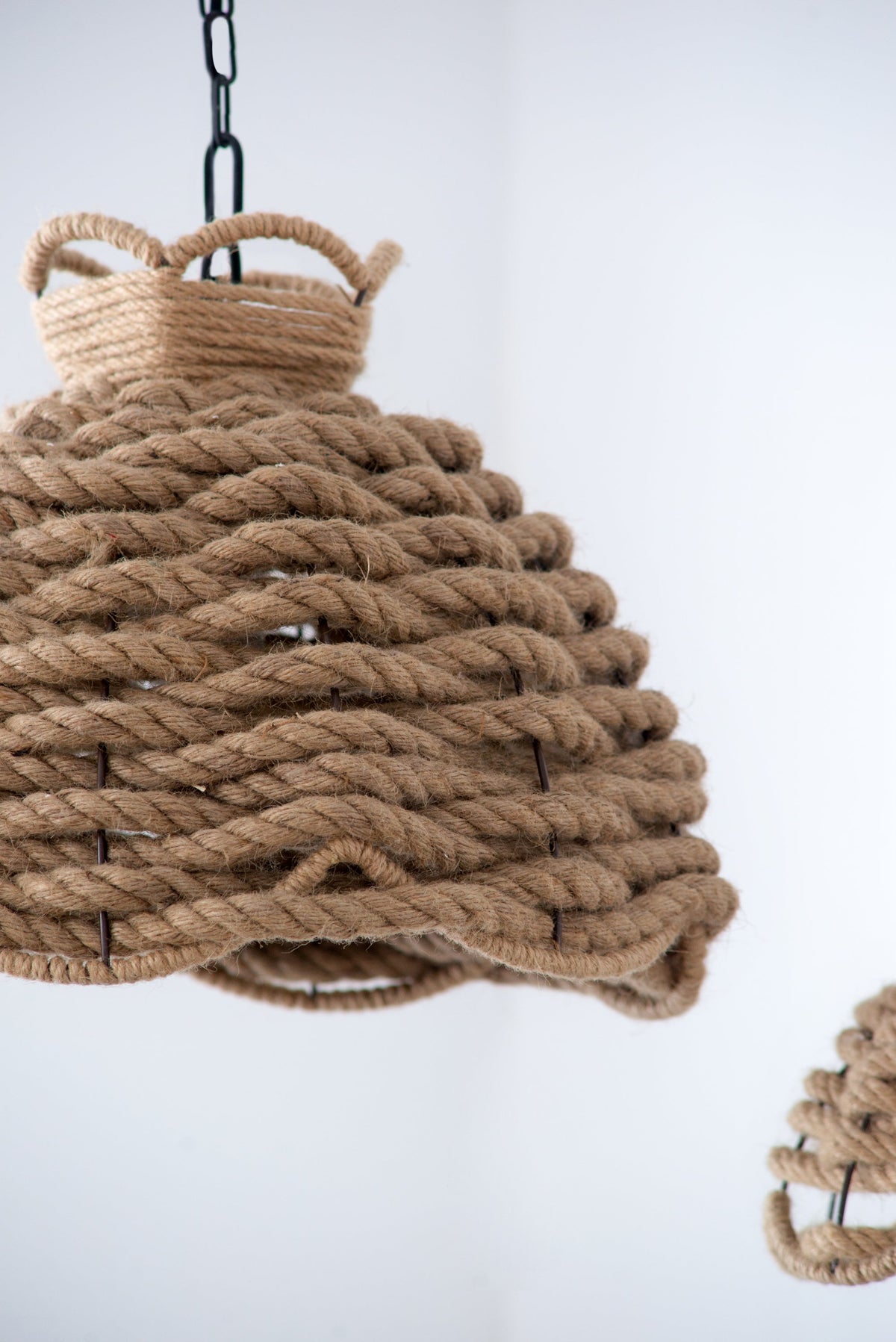 Hemp Rope Chandelier Pair - Set of 2 - product image 9