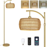 Ataraxis Adjustable Arc Floor Lamp with 3 Light Temperatures