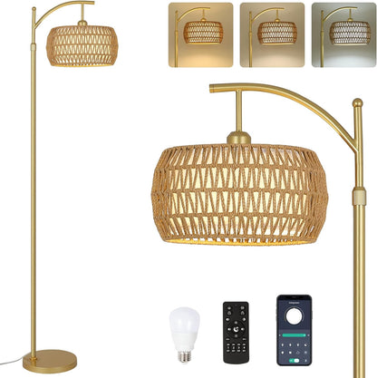 Ataraxis Adjustable Arc Floor Lamp with 3 Light Temperatures - product image 2