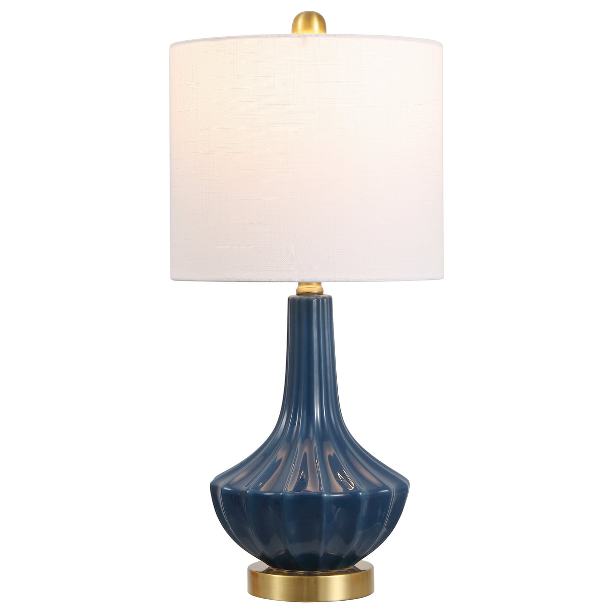Parker Ribbed Ceramic Gourd Table Lamp - product image 9
