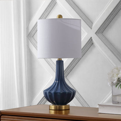 Parker Ribbed Ceramic Gourd Table Lamp - product image 16