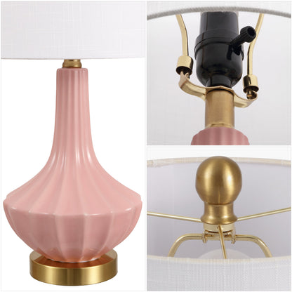 Parker Ribbed Ceramic Gourd Table Lamp - product image 20