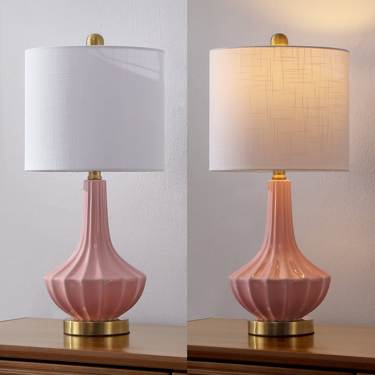 Parker Ribbed Ceramic Gourd Table Lamp - product image 23