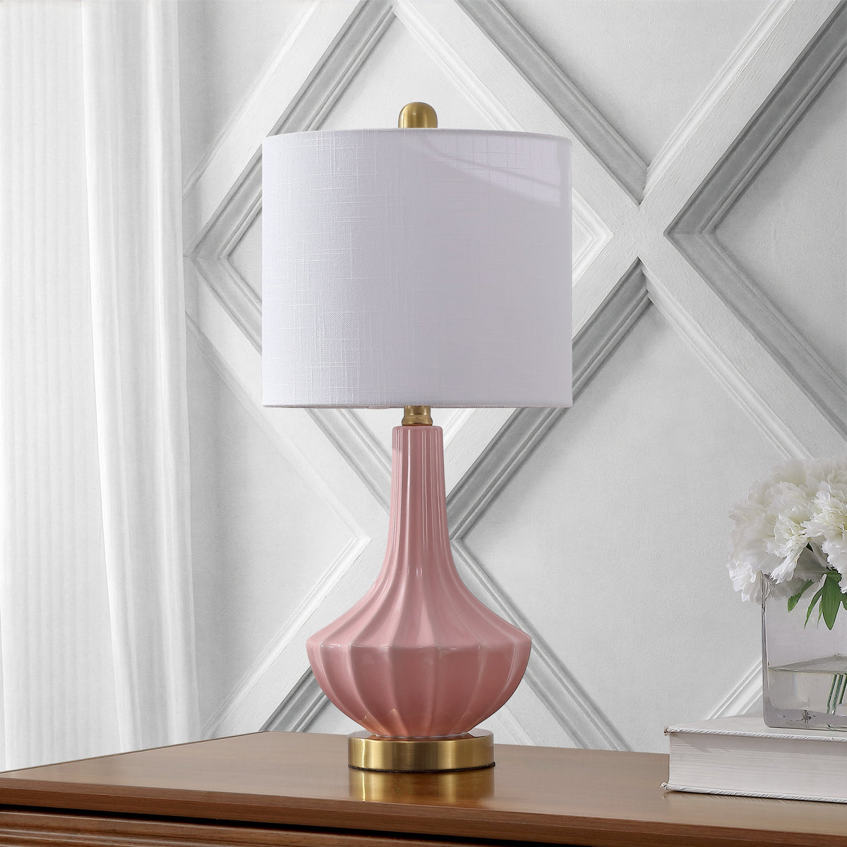 Parker Ribbed Ceramic Gourd Table Lamp - product image 24