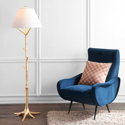 Arbor Branch-Textured Gold Resin Floor Lamp - product image 2