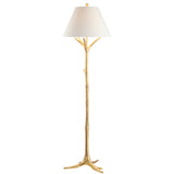 Arbor Branch-Textured Gold Resin Floor Lamp - product image 1