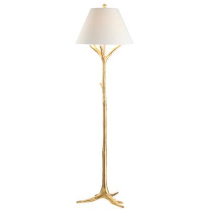 Arbor Branch-Textured Gold Resin Floor Lamp - product image 1