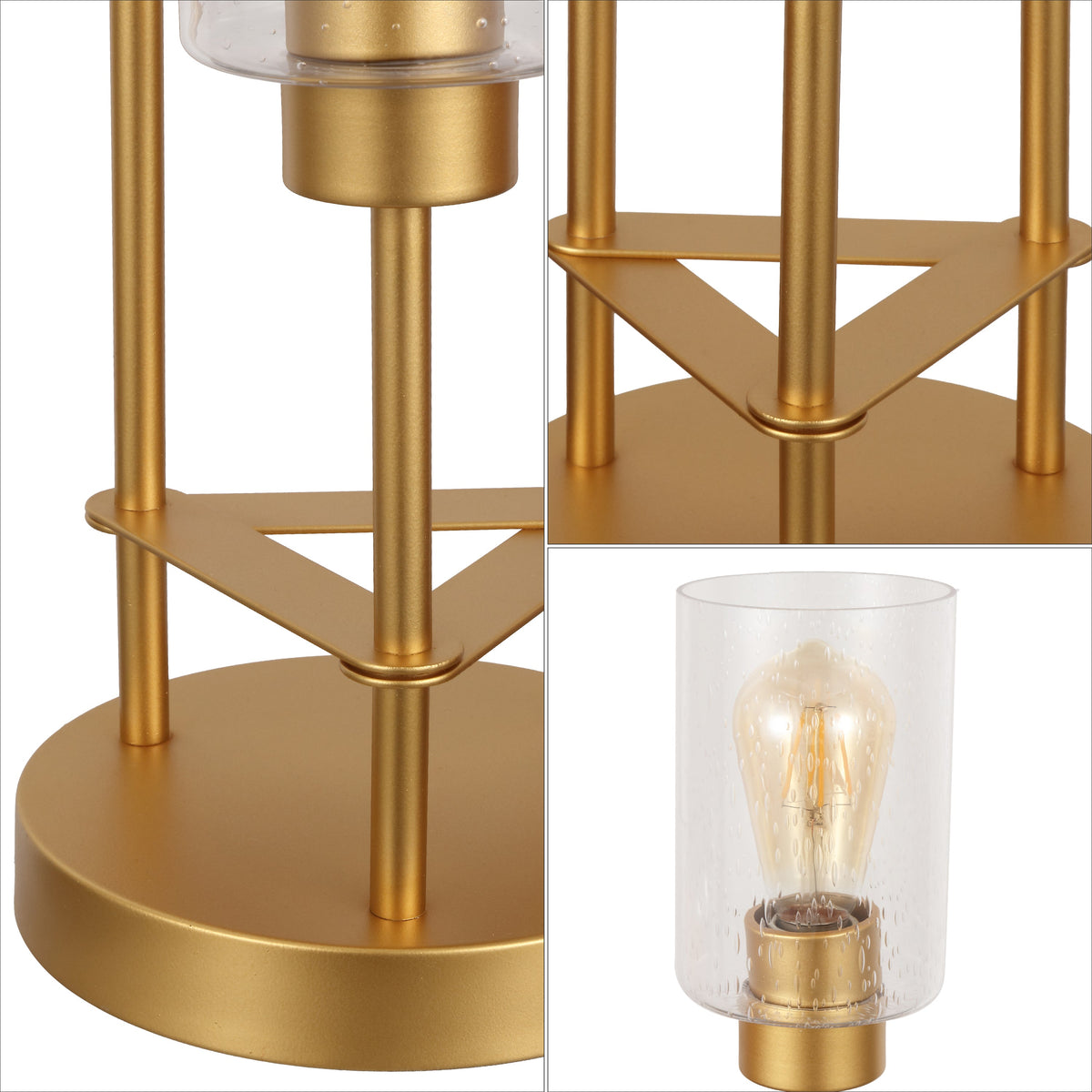 Axel 3-Light Seeded Glass Cluster Table Lamp - product image 4
