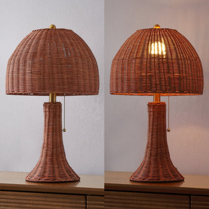 Joanie Woven Rattan Table Lamp with Pull Chains - product image 7