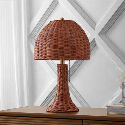 Joanie Woven Rattan Table Lamp with Pull Chains - product image 8