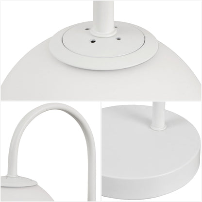 Arco Frosted Globe Table Lamp with Curved Metal Arm - product image 12