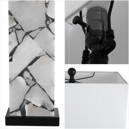 Elizabeth Mosaic Alabaster Table Lamp with Base Light - product image 4