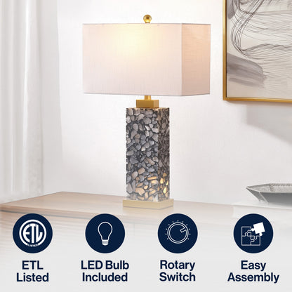Elizabeth Terrazzo Alabaster Table Lamp with Base Light - product image 6