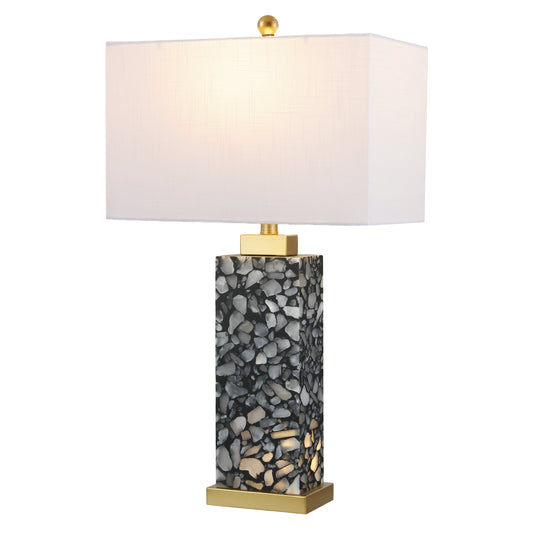 Elizabeth Terrazzo Alabaster Table Lamp with Base Light - product image 1