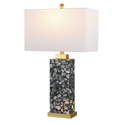 Elizabeth Terrazzo Alabaster Table Lamp with Base Light