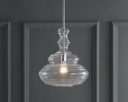 Bettina Glass Pendant with Bronze-Finish Hardware - product image 7