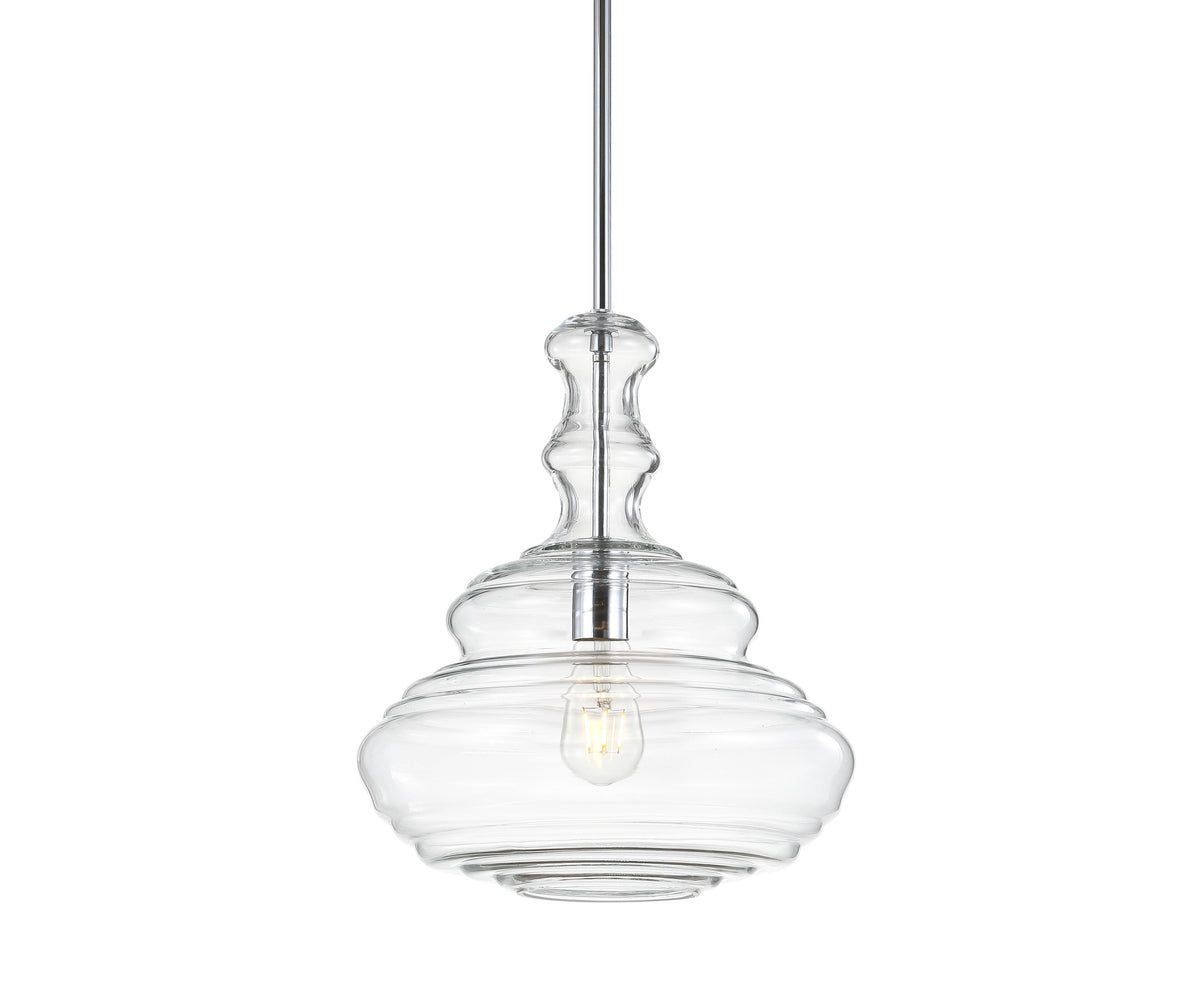 Bettina Glass Pendant with Bronze-Finish Hardware - product image 6