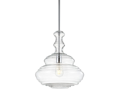 Bettina Glass Pendant with Bronze-Finish Hardware - product image 6