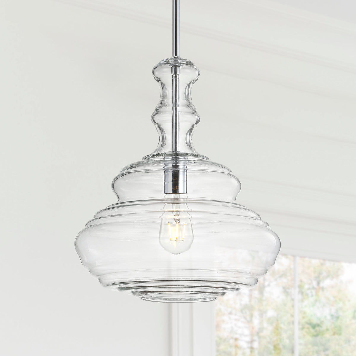 Bettina Glass Pendant with Bronze-Finish Hardware - product image 10