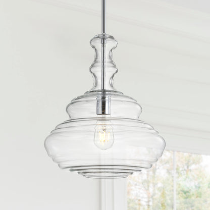 Bettina Glass Pendant with Bronze-Finish Hardware - product image 10