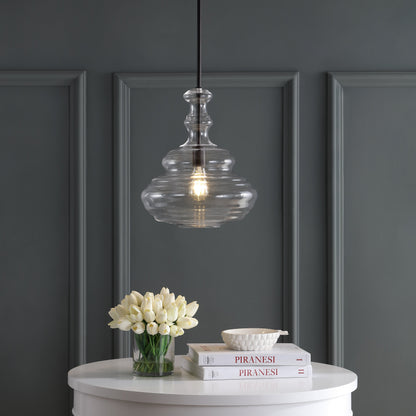Bettina Glass Pendant with Bronze-Finish Hardware - product image 3