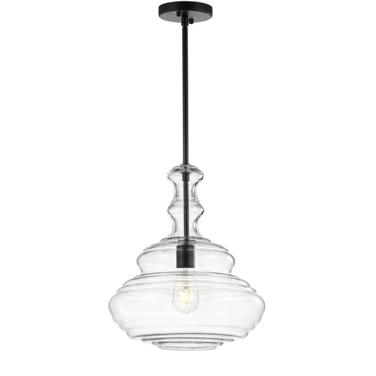 Bettina Glass Pendant with Bronze-Finish Hardware - product image 1