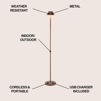 Mallory 44-Inch Rechargeable Indoor/Outdoor LED Floor Lamp - product image 9