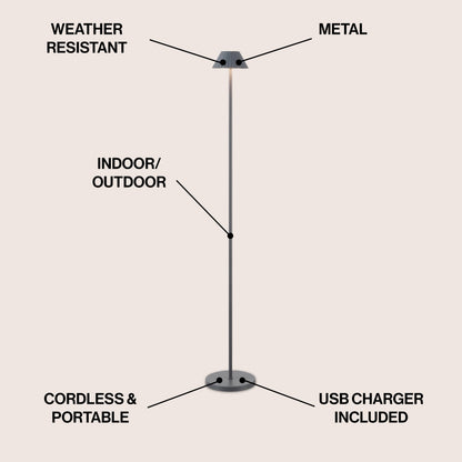Mallory 44-Inch Rechargeable Indoor/Outdoor LED Floor Lamp - product image 15