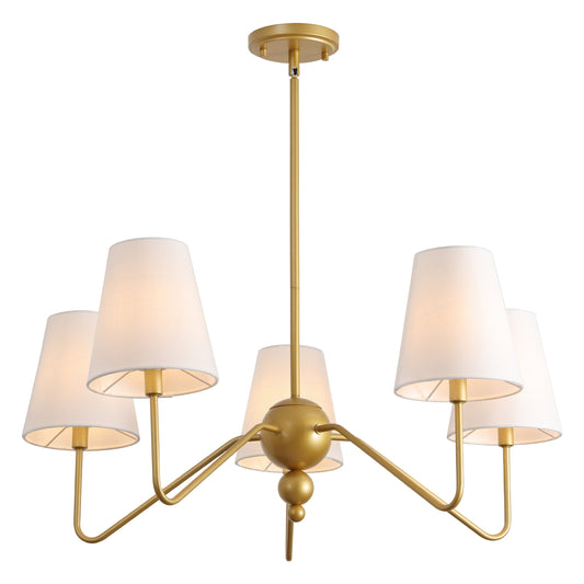 Skylar Minimalist Metal Cone-Shade Chandelier - product image 1