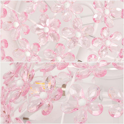 Izzy 2-Light Dome Flush Mount with Acrylic Floral Accents - product image 12
