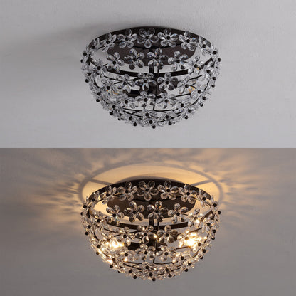 Izzy 2-Light Dome Flush Mount with Acrylic Floral Accents - product image 6