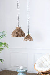 Hemp Rope Chandelier Pair - Set of 2